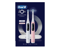 Oral-B Szczoteczeka magnetyczna iO6 Duo (biała + różowa) - 1519318 - zdjęcie 2